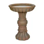 22"H Reinforced Concrete Classical Architectural Style Garden Bird Pond